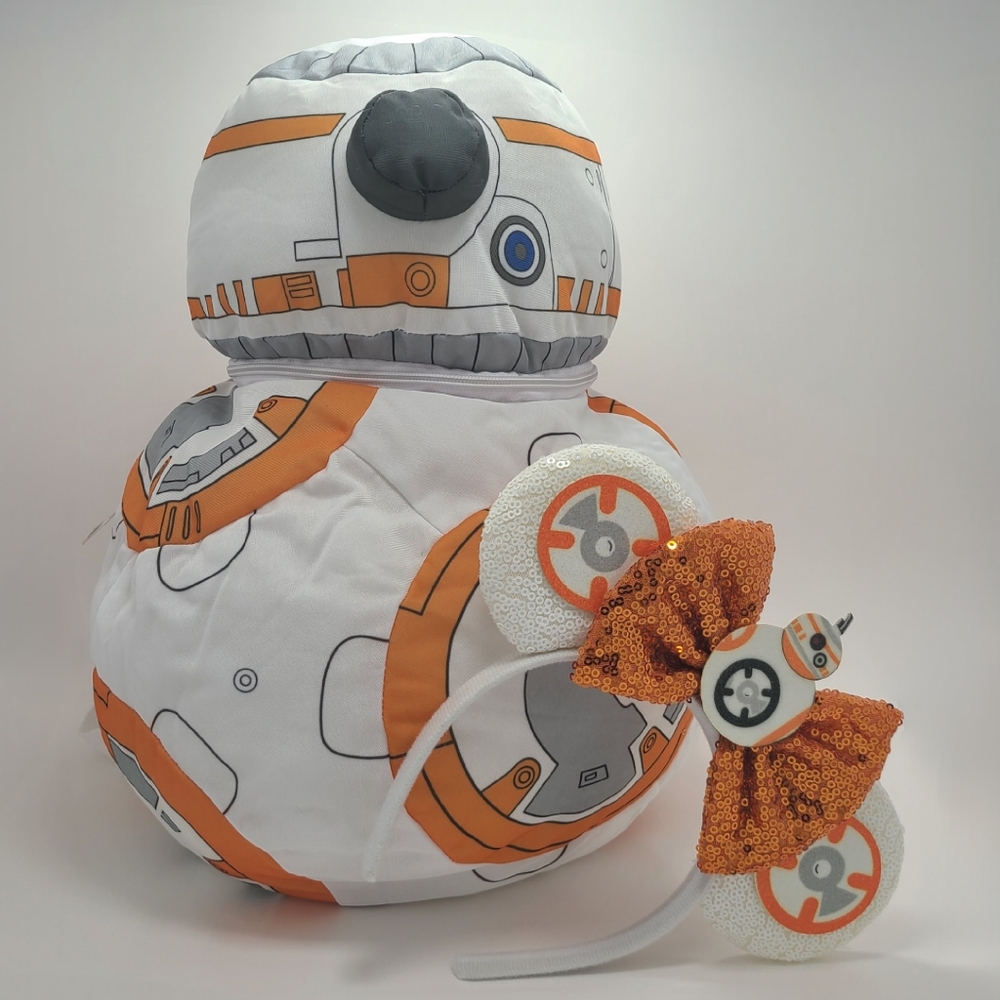 Star Wars BB-8 Plush Back Buddies Backpack and BB-8 Headband Ears